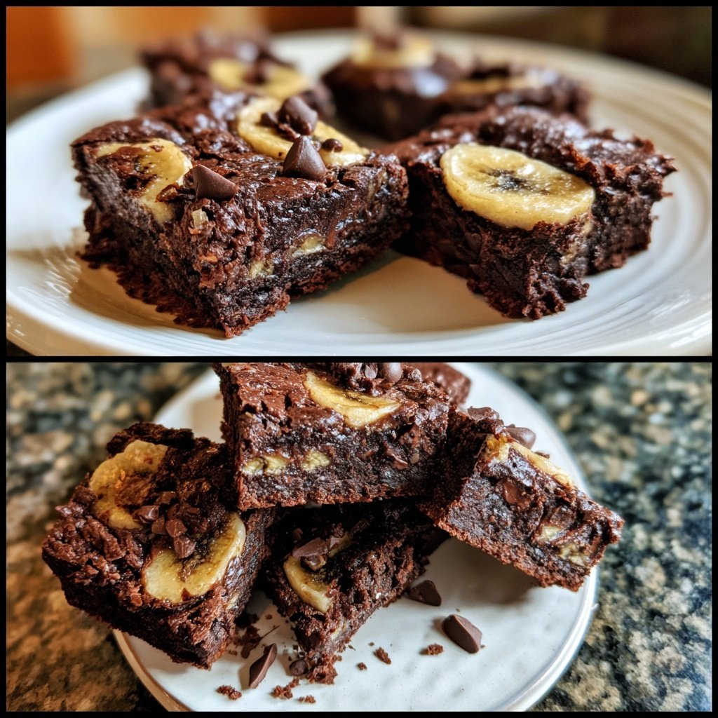 Chocolate Banana Brownies