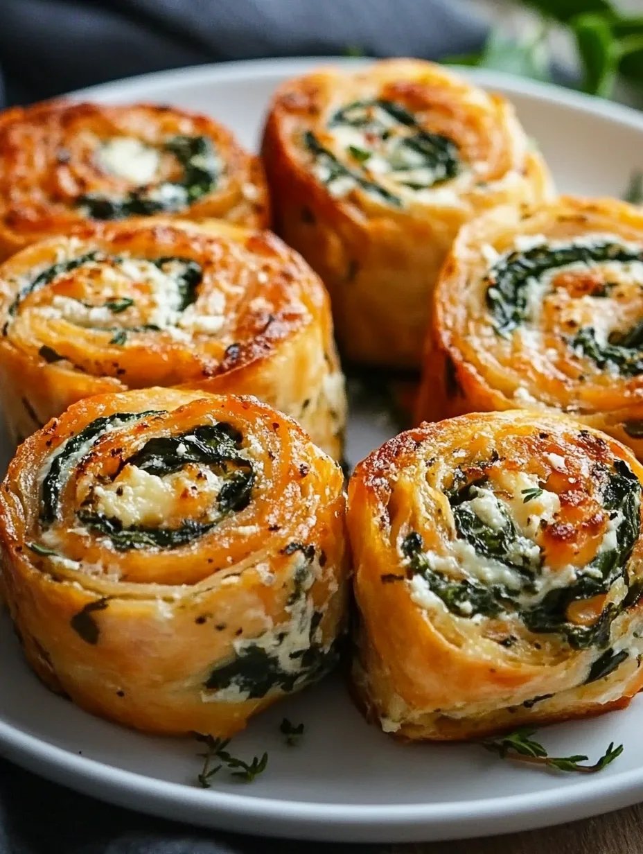 Spinach & Feta Stuffed Salmon Pinwheels