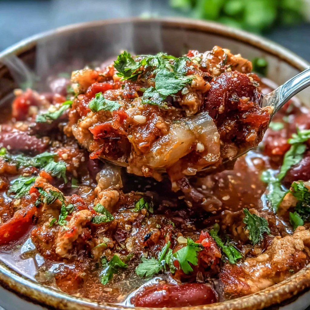 Ground Chicken Chili