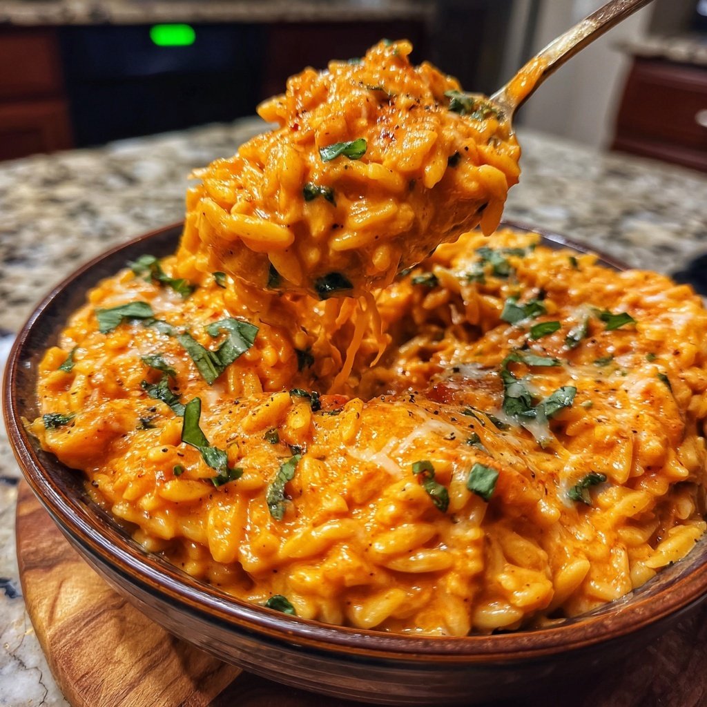 Sunday Creamy Tomato Orzo