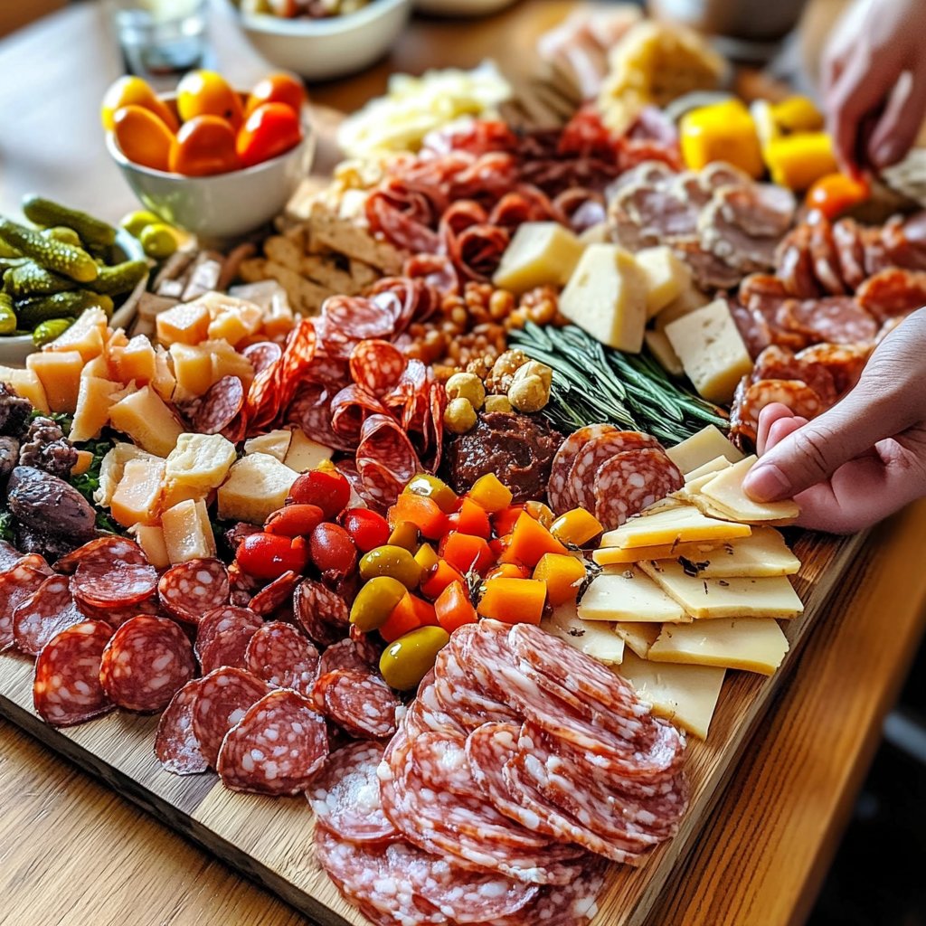 Super Bowl Charcuterie Board