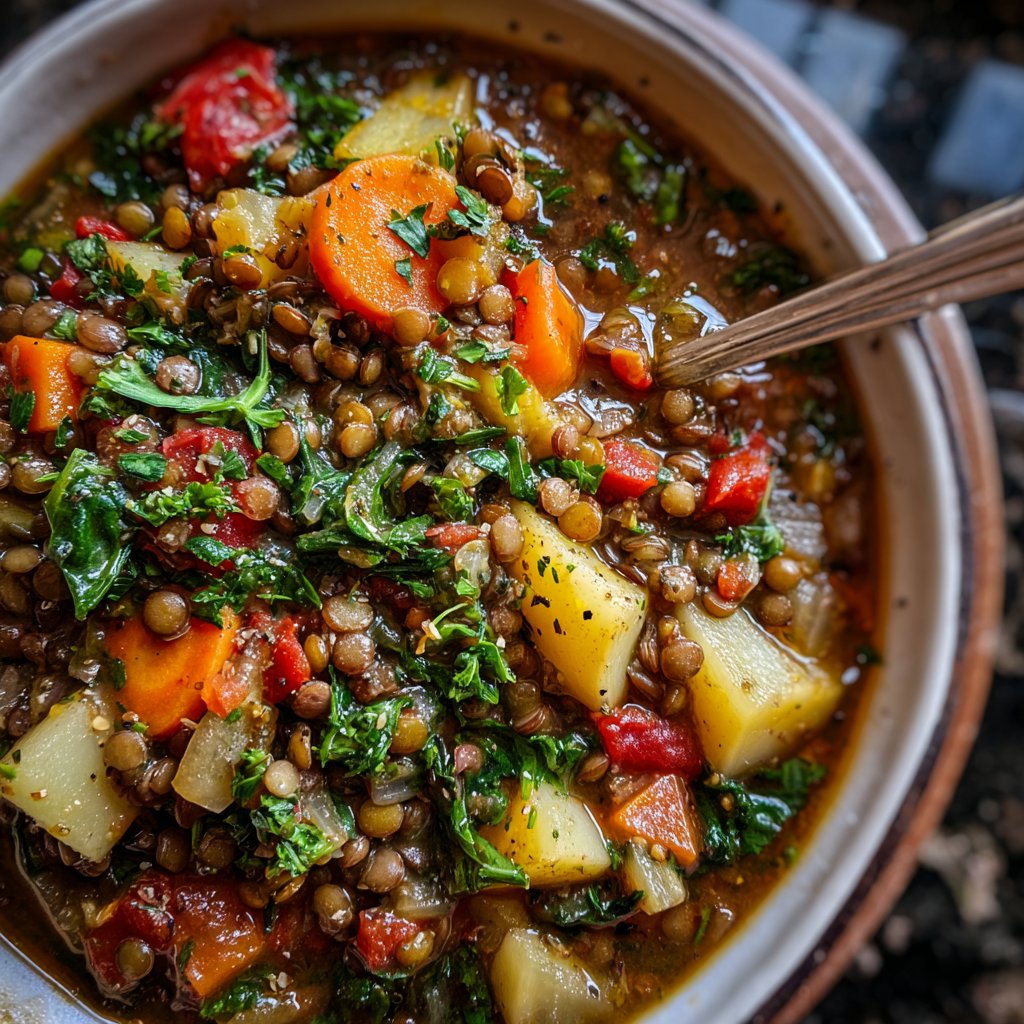 Herbed Vegetable Lentil Stew