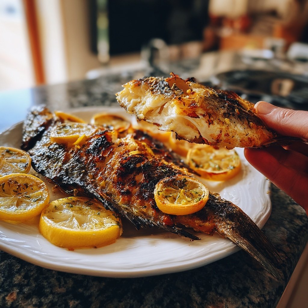 Healthy & Light Lemon Grilled Fish Plate