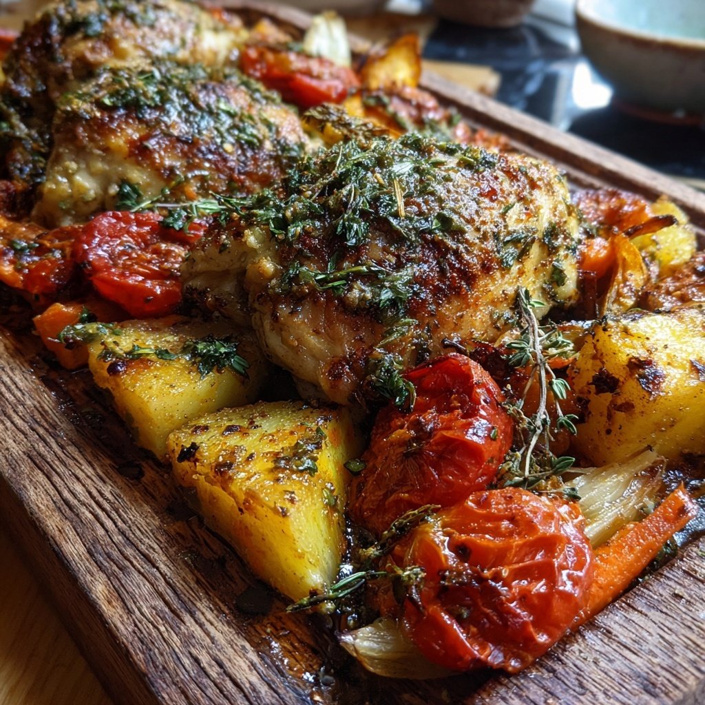 Healthy Mediterranean Chicken Bake