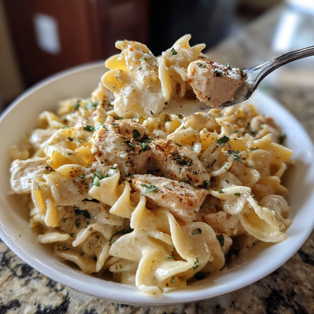 Creamy Garlic Parmesan Chicken Pasta
