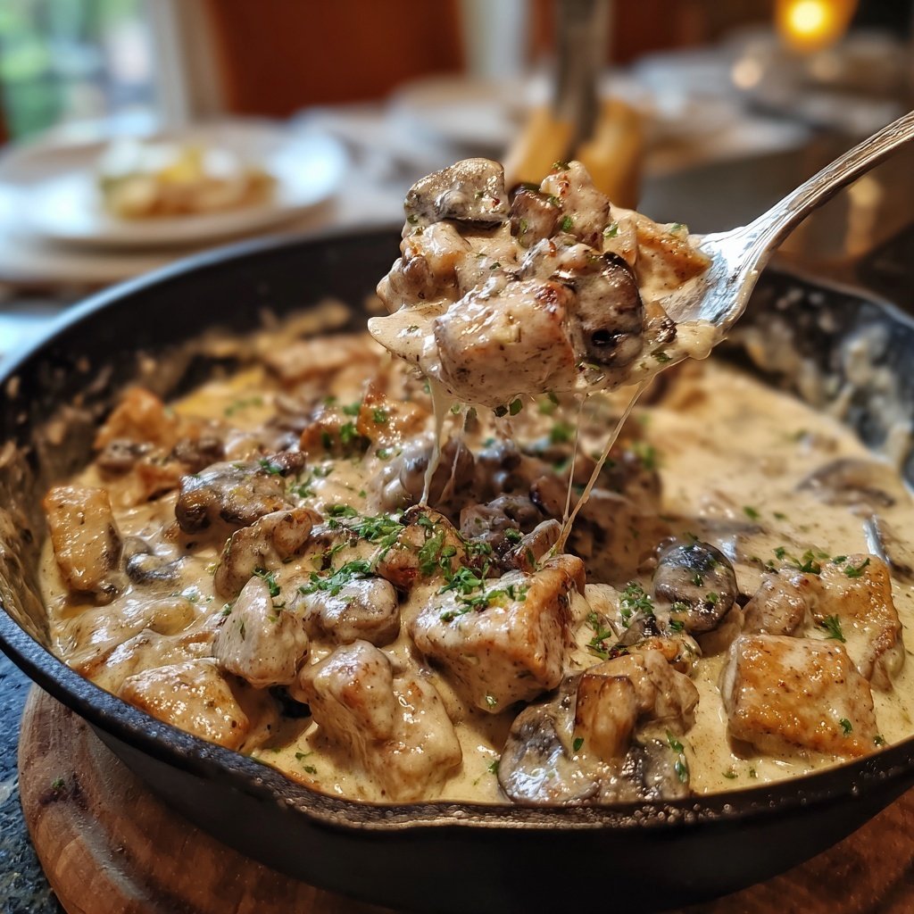 Sunday Mushroom Stroganoff