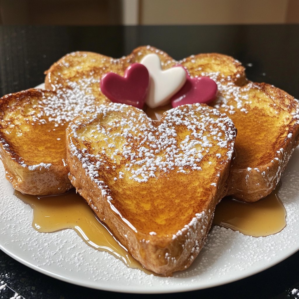 Valentine Breakfast Cinnamon French Toast