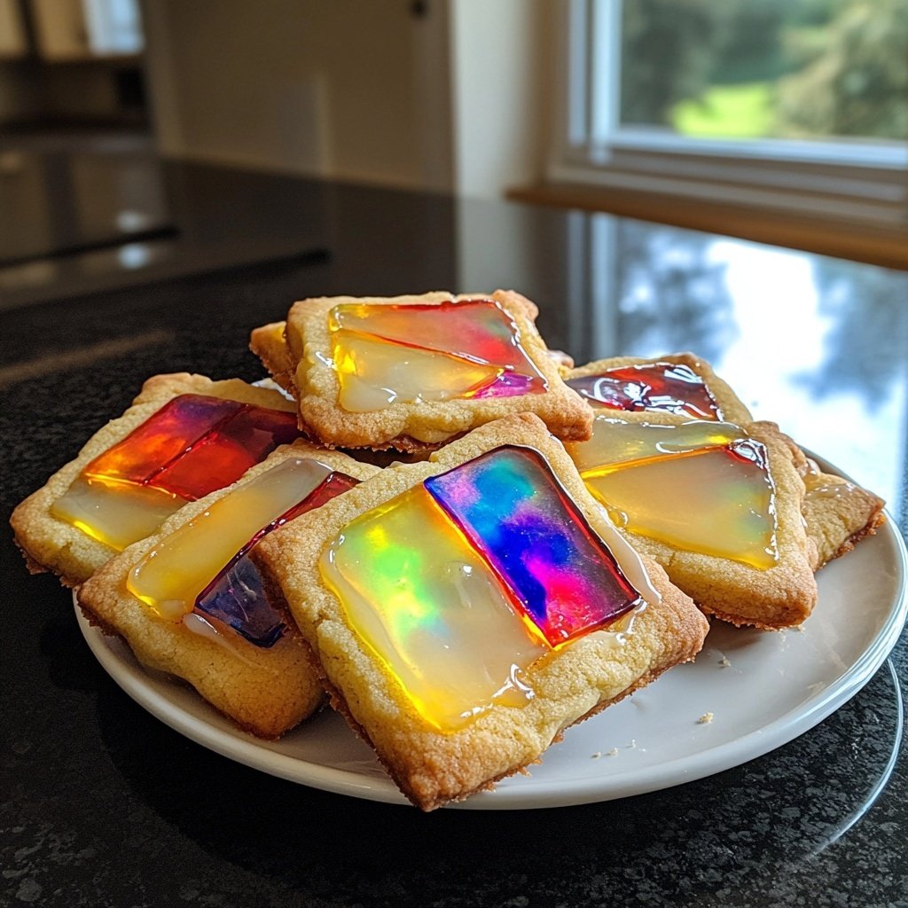 Easy Stained Glass Cookies