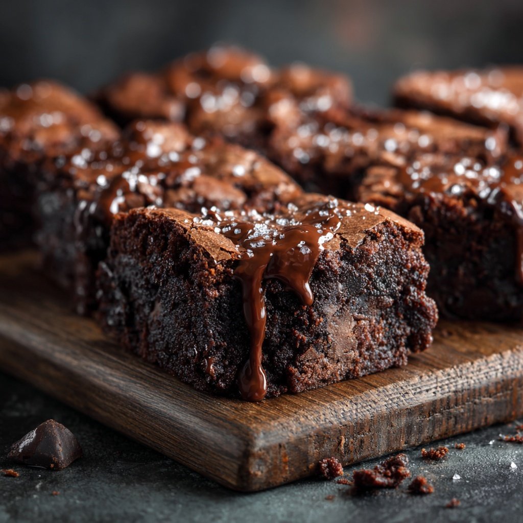Chewy Brownies With Starter