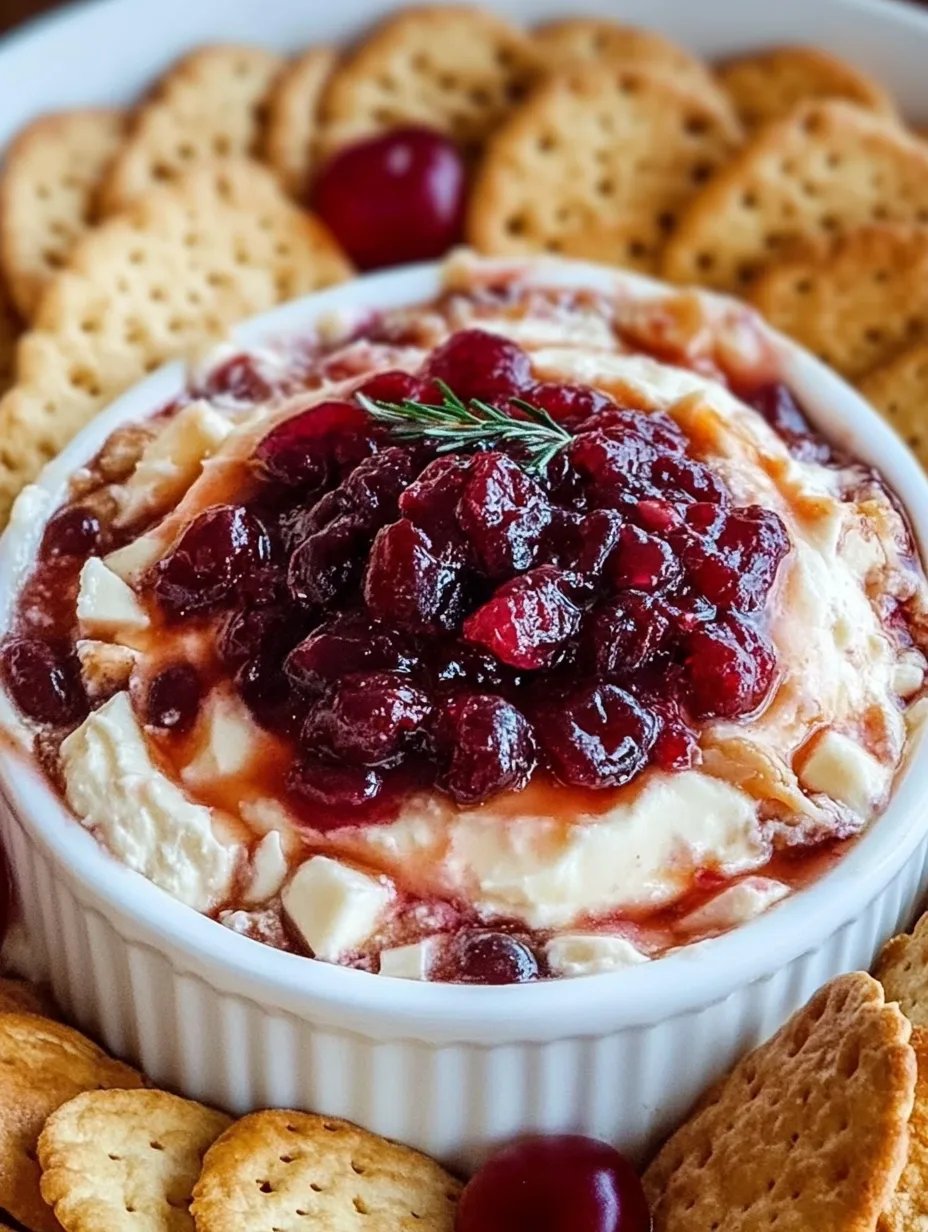 Thanksgiving Cranberry Cream Cheese Dip!