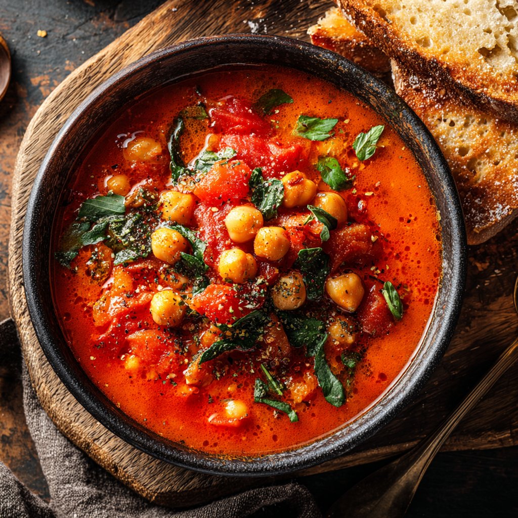 Creamy Tomato Chickpea Stew