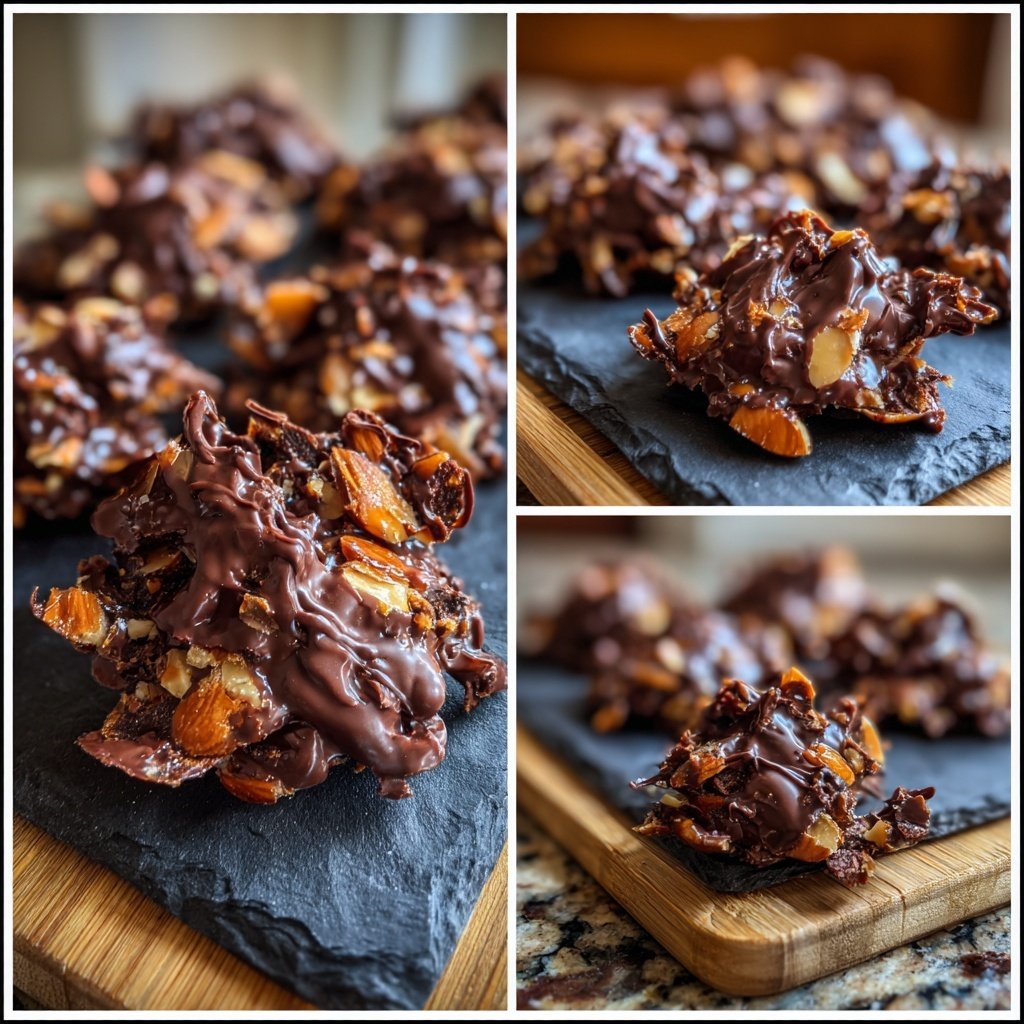 Chocolate Almond Clusters