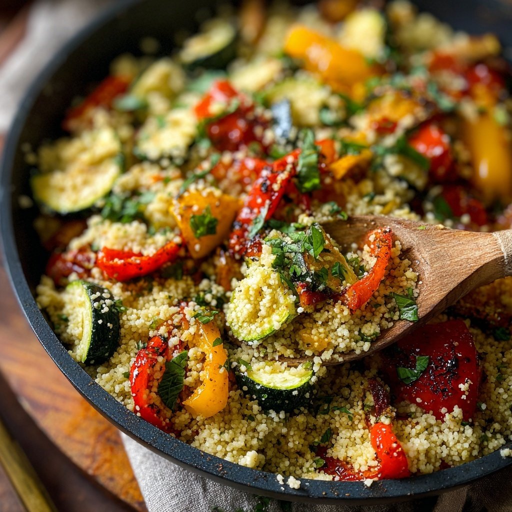 Herb Roasted Veggie Couscous