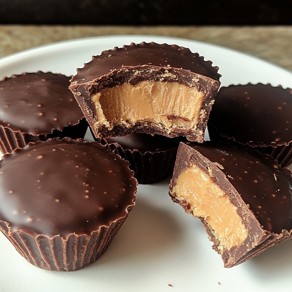 Homemade Peanut Butter Cups Mini Bites