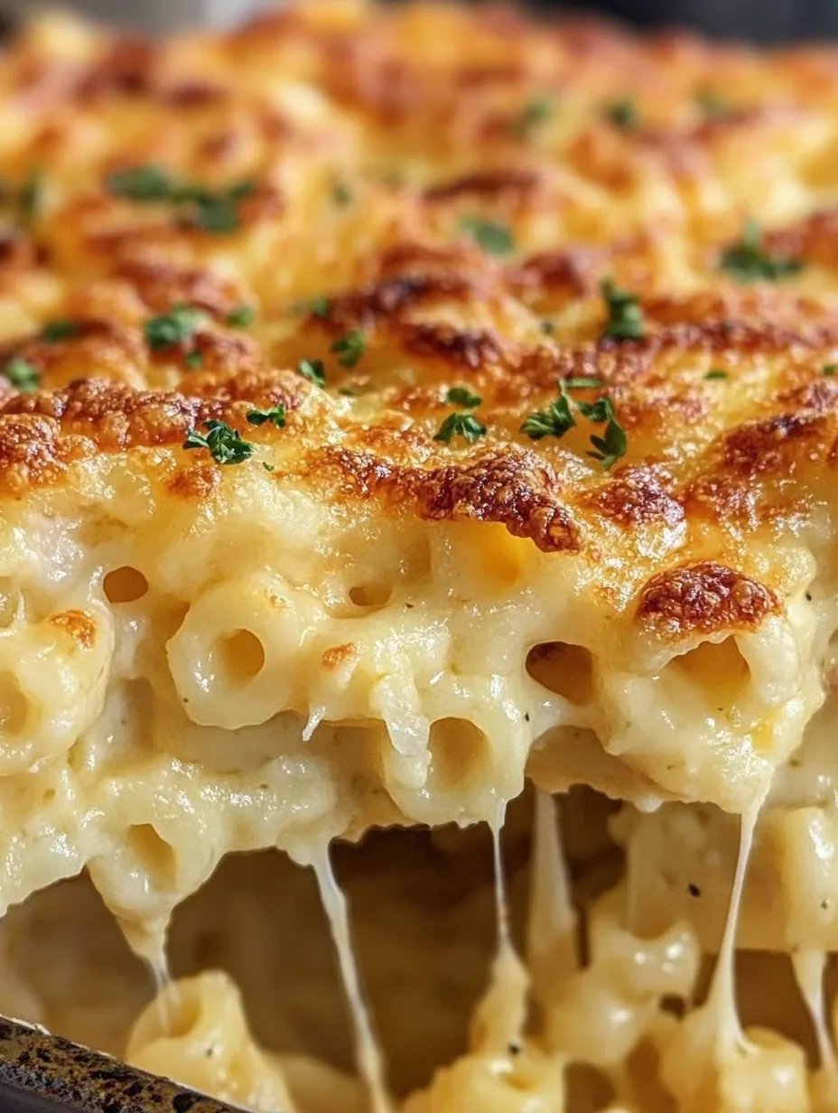 Ultimate Five Cheese Baked Mac & Cheese Delight