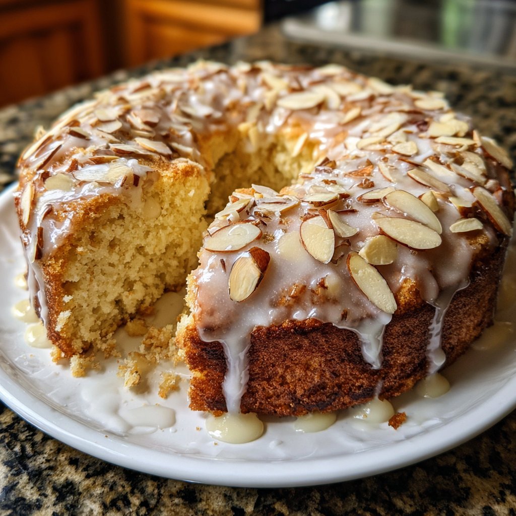 Vanilla Almond Yogurt Cake