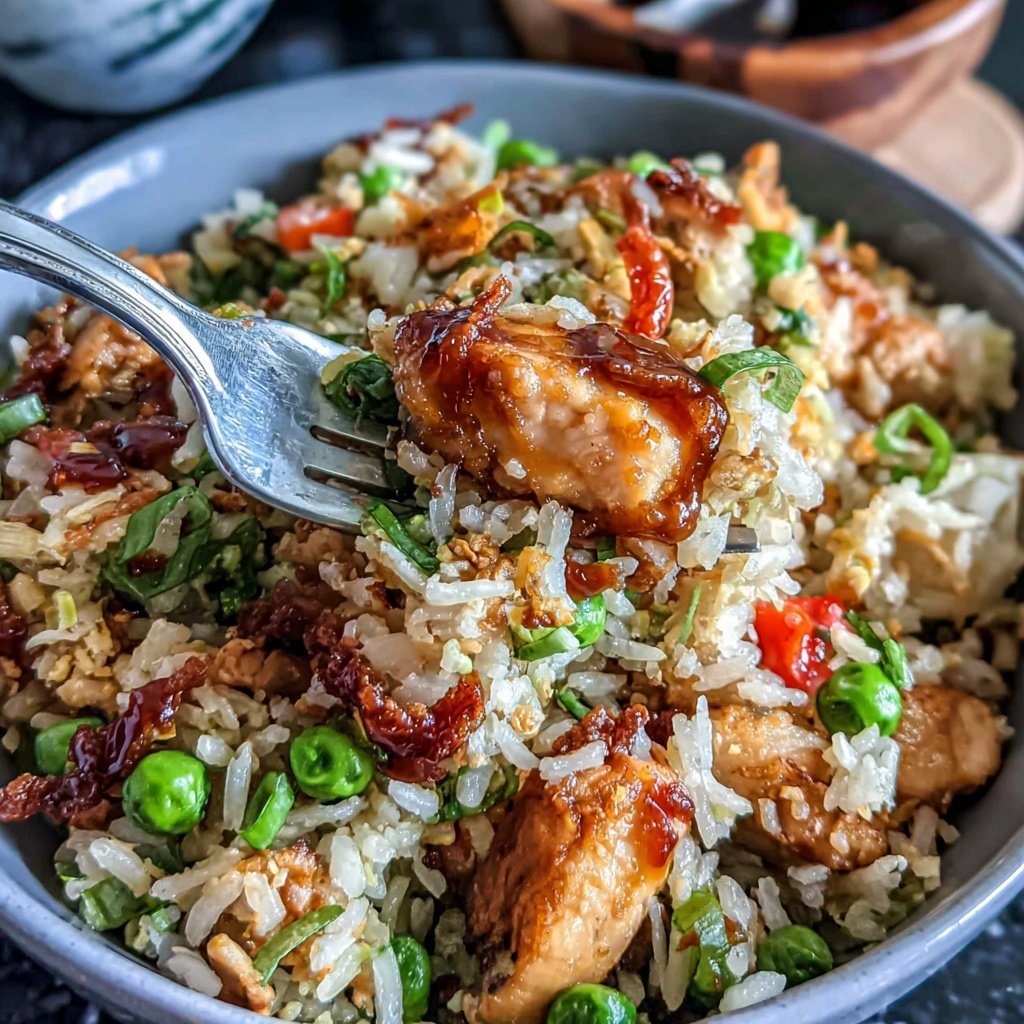 Easy Healthy Chicken Fried Rice