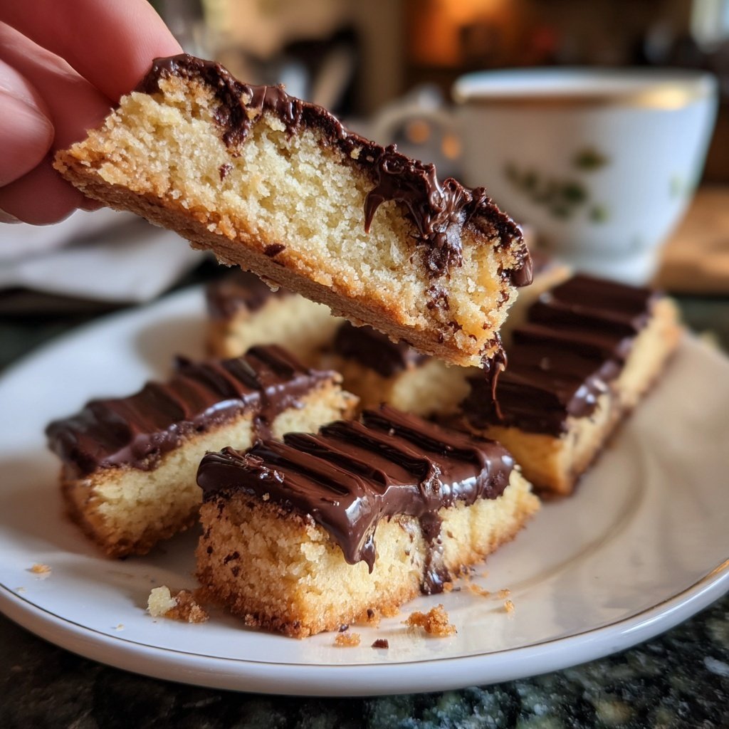 Chocolate Dipped Shortbread