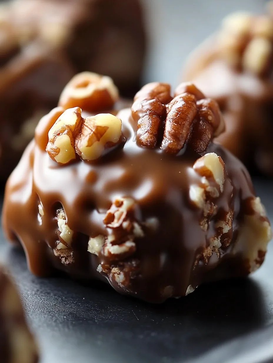 Delicious Chewy Homemade Caramel Pecan Clusters