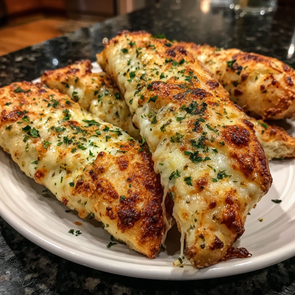 Super Bowl Cheesy Breadsticks