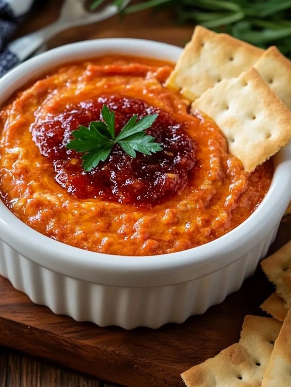 Easy Red Pepper Jelly Appetizer Dip