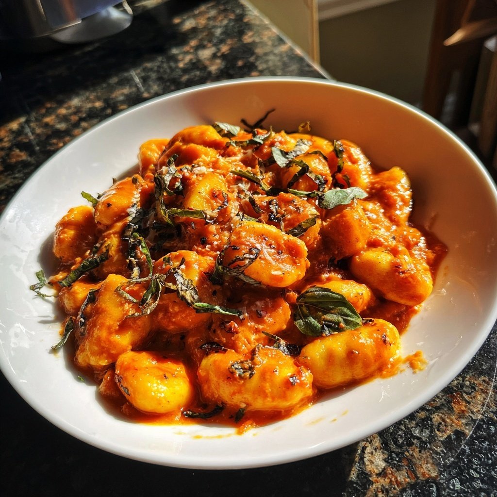 Creamy Tomato Basil Gnocchi