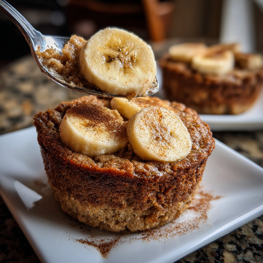 Cinnamon Banana Breakfast Cups